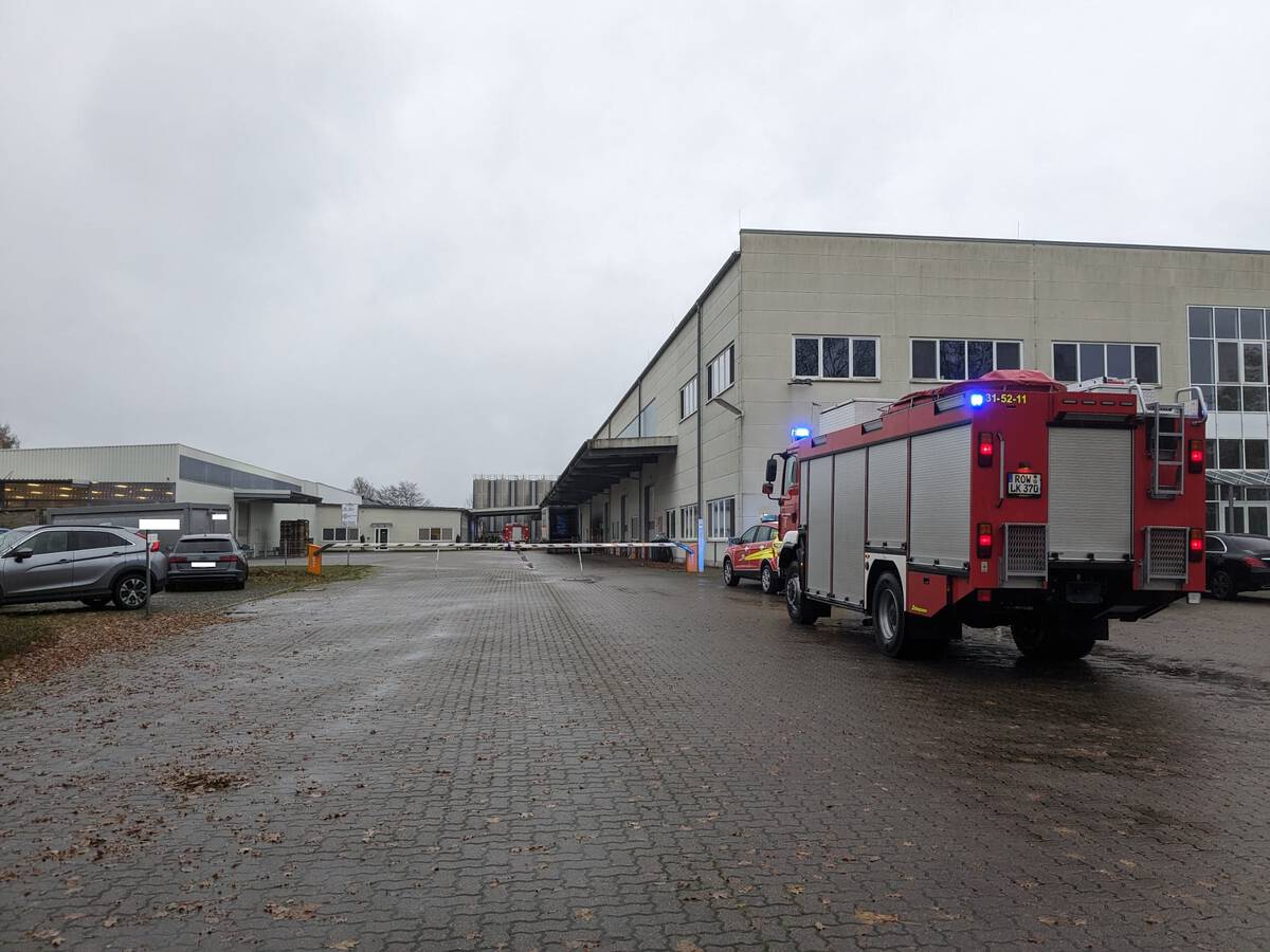 Ausgelöste Brandmeldeanlage - verqualmte Produktionshalle